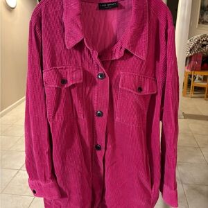 BOGO Plus Pink Corduroy Jacket